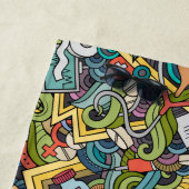 Abstrakte Kunst-medizinisches Ikonen-Muster Strandtuch (Beispiel)