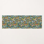 Abstrakte Kunst-medizinisches Ikonen-Muster Yogamatte (Vorderseite (Horizontal))