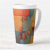 Abstrakte Kunst Milchtasse (Rechte Ecke)