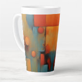 Abstrakte Kunst Milchtasse (Linke Ecke)