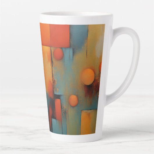 Abstrakte Kunst Milchtasse (Rechts)