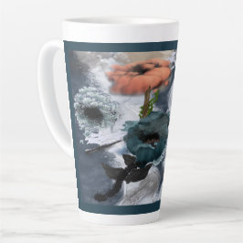 Abstrakte Kunst Milchtasse