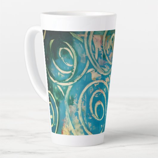 Abstrakte Kunst Milchtasse (Linke Ecke)