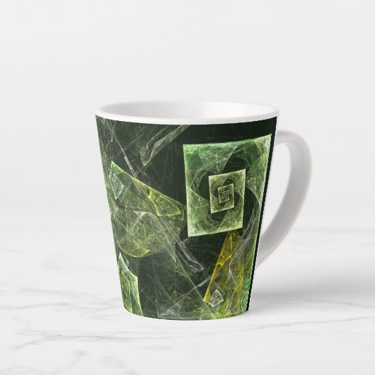 Abstrakte Kunst Milchtasse (Rechte Ecke)
