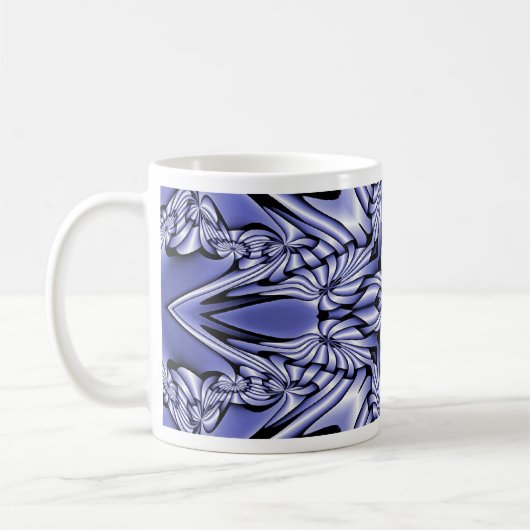 Abstrakte KUNST - Mini-Kaleidoskop 1 Kaffeetasse (Links)