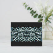 Abstrakte KUNST - Mini-Kaleidoskop 2 Postkarte (Stehend Vorderseite)