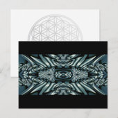 Abstrakte KUNST - Mini-Kaleidoskop 2 Postkarte (Vorne/Hinten)