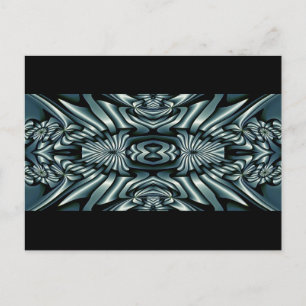 Abstrakte KUNST - Mini-Kaleidoskop 2 Postkarte
