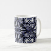 Abstrakte KUNST - Mini-Kaleidoskop 3 Kaffeetasse (VorderseiteRechts)