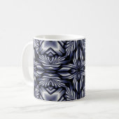 Abstrakte KUNST - Mini-Kaleidoskop 3 Kaffeetasse (Vorderseite Links)