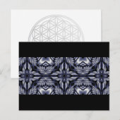 Abstrakte KUNST - Mini-Kaleidoskop 3 Postkarte (Vorne/Hinten)