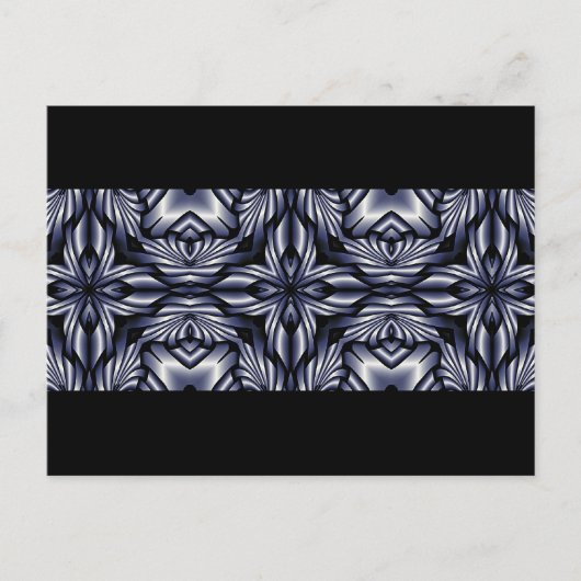 Abstrakte KUNST - Mini-Kaleidoskop 3 Postkarte (Vorderseite)