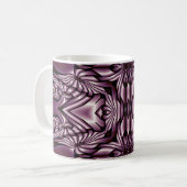 Abstrakte KUNST - Mini-Kaleidoskop 4 Kaffeetasse (Vorderseite Links)