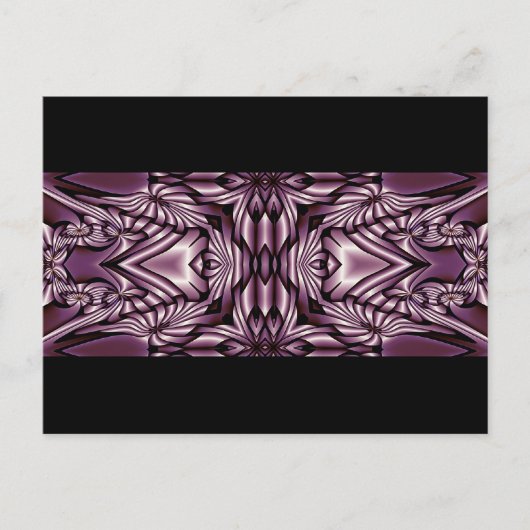 Abstrakte KUNST - Mini-Kaleidoskop 4 Postkarte (Vorderseite)