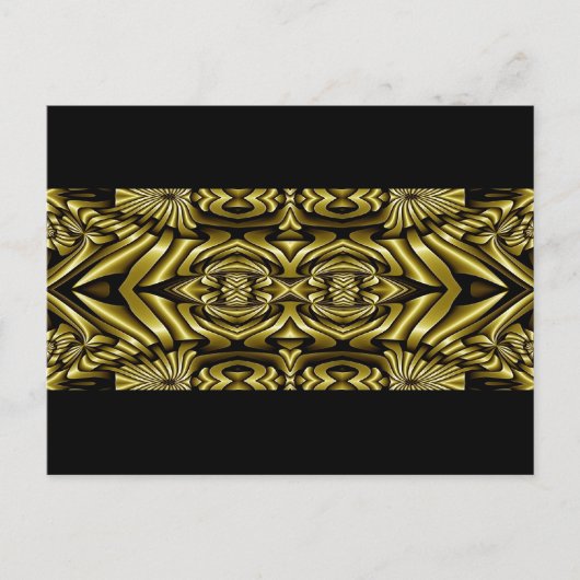 Abstrakte KUNST - Mini-Kaleidoskop 5 Postkarte (Vorderseite)