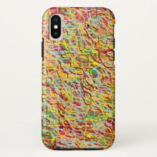 abstrakte Kunst mit dem Gekritzel, sehr bunt Case-Mate iPhone Hülle