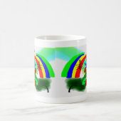 abstrakte Kunst mit donkey1 Kaffeetasse (Mittel)