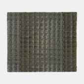 Abstrakte Kunst mit geometrischem Glasmotiv Fleecedecke (Vorderseite (Horizontal))