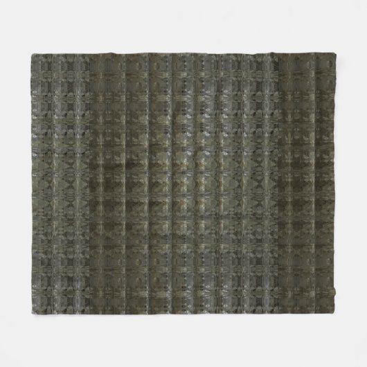 Abstrakte Kunst mit geometrischem Glasmotiv Fleecedecke (Vorderseite (Horizontal))