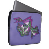 Abstrakte Kunst mit Paint & Digital Creativity Laptopschutzhülle (Vorne Rechts)