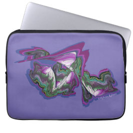 Abstrakte Kunst mit Paint & Digital Creativity Laptopschutzhülle