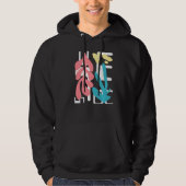 Abstrakte Kunst Moderne Ästhetik Aussehen farbenfr Hoodie (Vorderseite)