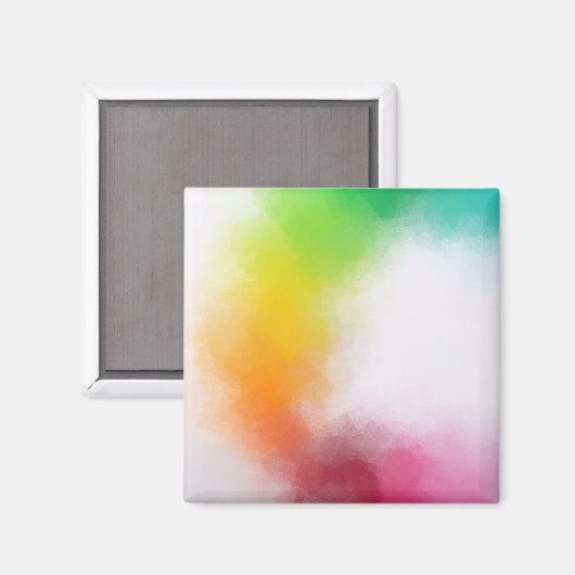 Abstrakte Kunst Moderne elegante Vorlage Magnet (Vorderseite/Rückseite)