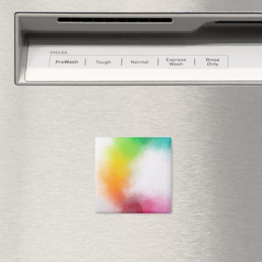 Abstrakte Kunst Moderne elegante Vorlage Magnet (In Situ (Geschirrspüler))