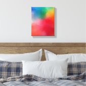 Abstrakte Kunst Moderne Farben Elegante Vorlage Leinwanddruck (Insitu (Schlafzimmer))