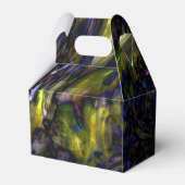 Abstrakte Kunst Moderne Farbgestaltung Künstlerisc Geschenkschachtel (Rückseite)