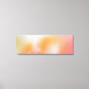 Abstrakte Kunst Moderne Gelb Rot Rosa Blau Leinwanddruck