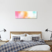 Abstrakte Kunst Moderne Gelb Rot Rosa Blau Leinwanddruck (Insitu (Schlafzimmer))