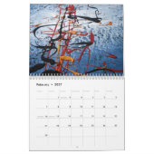 Abstrakte Kunst Moderne Kunstwerke Kalender (Feb 2027)