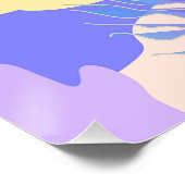 Abstrakte Kunst Moderne Moderne Moderne Farben Poster (Ecke)