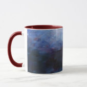 Abstrakte Kunst Moderne personalisierte Umarmung Tasse (Links)