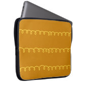 Abstrakte Kunst: Modernes Wrapping Design Laptopschutzhülle (Vorne Rechts)