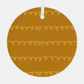 Abstrakte Kunst: Modernes Wrapping Design Ornament Aus Glas (Rückseite)