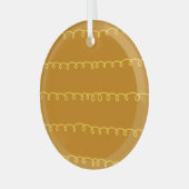 Abstrakte Kunst: Modernes Wrapping Design Ornament Aus Glas (Vorderseite links)
