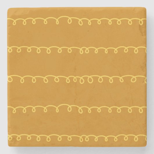Abstrakte Kunst: Modernes Wrapping Design Steinuntersetzer (Vorderseite)