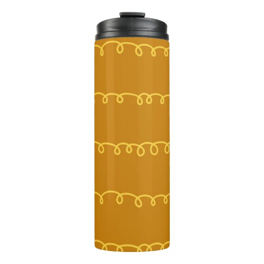 Abstrakte Kunst: Modernes Wrapping Design Thermosbecher (Vorderseite)