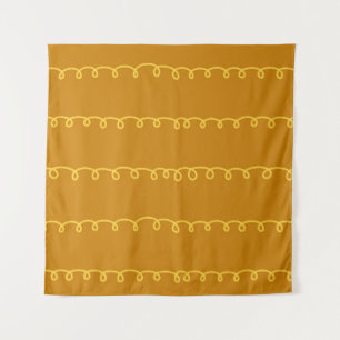 Abstrakte Kunst: Modernes Wrapping Design Wandteppich