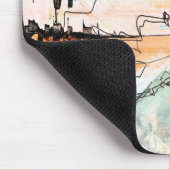 Abstrakte Kunst Mousepad (Ecke)