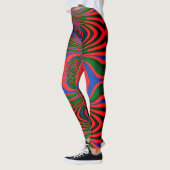 Abstrakte Kunst - Multiprint-Leggings Leggings (Links)