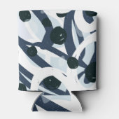 Abstrakte Kunst: Nahtlose Malerei Dosenkühler (Rückseite)