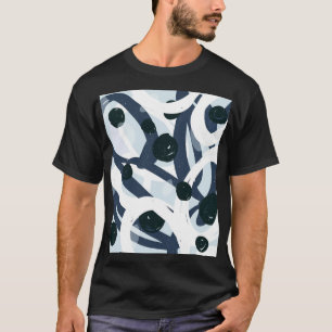 Abstrakte Kunst: Nahtlose Malerei-Illustration T-Shirt