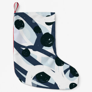 Abstrakte Kunst: Nahtlose Malerei Kleiner Weihnachtsstrumpf