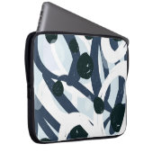 Abstrakte Kunst: Nahtlose Malerei Laptopschutzhülle (Vorne Rechts)