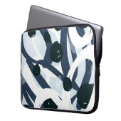 Abstrakte Kunst: Nahtlose Malerei Laptopschutzhülle (Vorderseite Links)