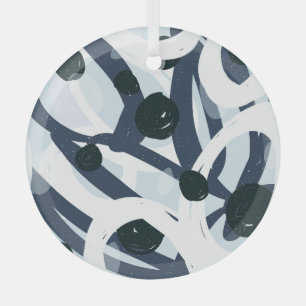 Abstrakte Kunst: Nahtlose Malerei Ornament Aus Glas