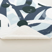 Abstrakte Kunst: Nahtlose Malerei Sherpadecke (3/4)